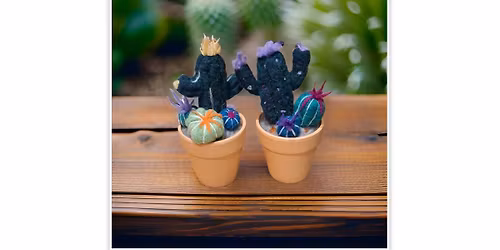 Felted Cactus @ Ricky's Parksville