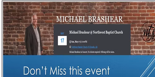 michael brashear gospel concert
