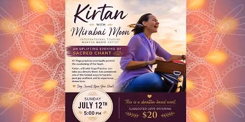 Kirtan with Mirabai Moon