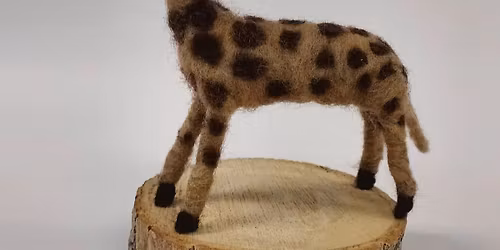Needle Felted Giraffe