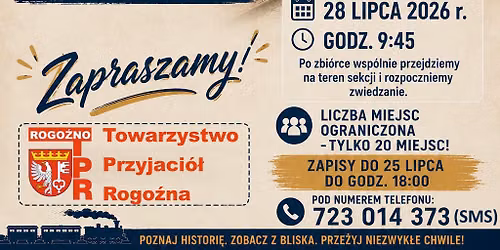 Zwiedzanie sekcji eksploatacji PKP PLK w Rogo\u017anie [MAMY KOMPLET]