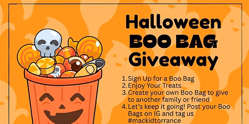 Macaroni KID Torrance and Redondo Beach Boo Bag Sign Up