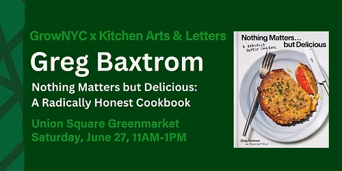 Greenmarket Book Signing with Greg Braxtrom
