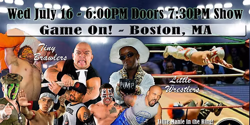 Midget Mayhem Wrestling Rips Through the Ring! Boston MA 21+