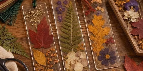 Pressed Leaves Bookmark