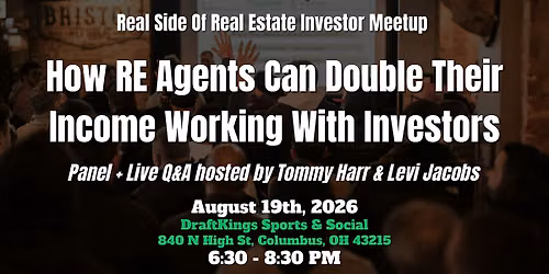 Columbus Real Estate Investor Networking Meetup