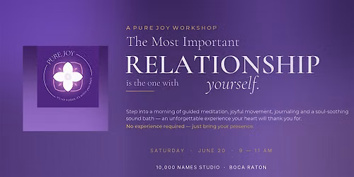 A morning to reconnect with Yourself and what truly matters