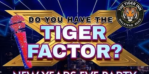 New Years Eve 2026 at The Tiger Walsall