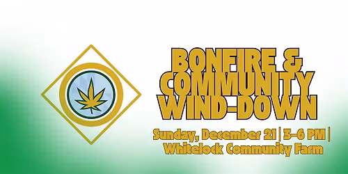 Bonfire & Community Wind-Down at Whitelock Farm