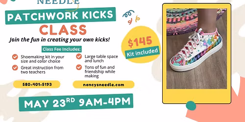 Patchwork Kicks Shoe Making Class