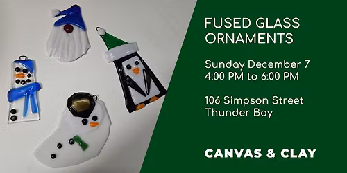 Fused Glass Ornaments