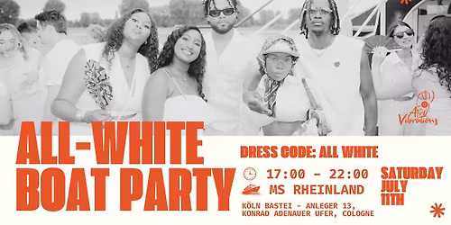 \u26aa\ud83e\udd0d ALL-WHITE BOAT PARTY \u2022 SAT 11.07.2026 \u2022 COLOGNE \ud83e\udd0d\u26aa\ufe0f