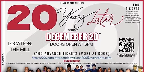 20 Years Later.... Class of 2005 Celebration