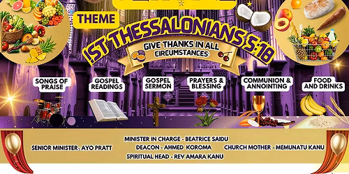 St Peters Healing Church - Havest & Thanksgiving Celebration Service