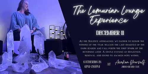 Lemurian Lounge Experience - December 11
