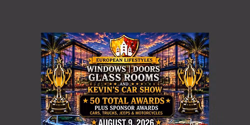Windows & Doors August Car Show Series 2026