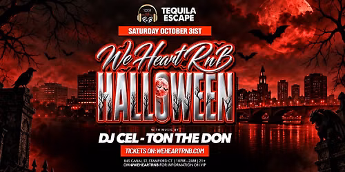 We Heart RnB HALLOWEEN (Stamford, CT)