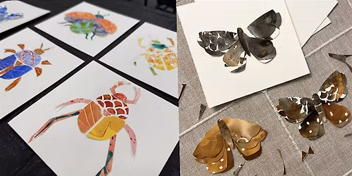 Watercolor Collage: Pollinators