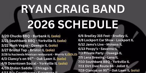 Ryan Craig Unplugged at Tinley Park's Car Show