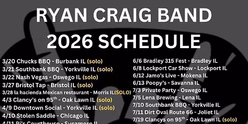 Ryan Craig Unplugged at Tinley Park's Car Show