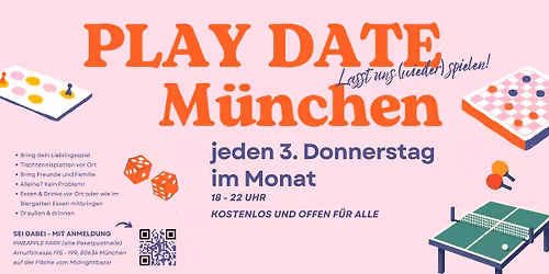 PLAY DATE M\u00fcnchen #8 - Lasst uns spielen!