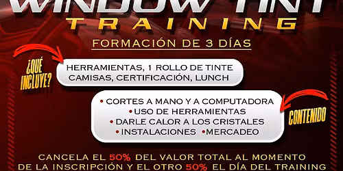 Window Tint Training