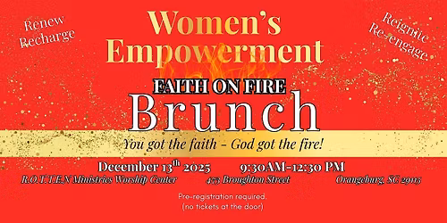FAITH ON FIRE WOMEN EMPOWERMENT BRUNCH