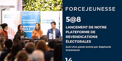 5@8 - Lancement de notre plateforme de revendications \u00e9lectorales