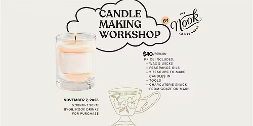 Candle Making at The Nook Coffee House