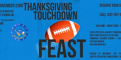 Thanksgiving Touchdown Feast