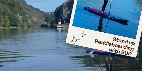 Standup paddle boarding with SUP