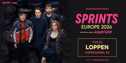 SPRINTS (IE) + support: Marathon (NL) \/\/ Loppen