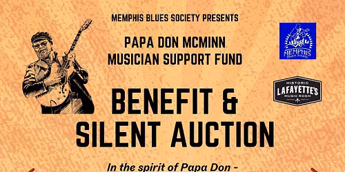 Papa Don's Humanitarian Fund Benefit with Memphis Blues Society