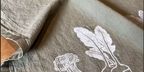 Block Printing Workshop - Fall Themed DIY Tea Towel