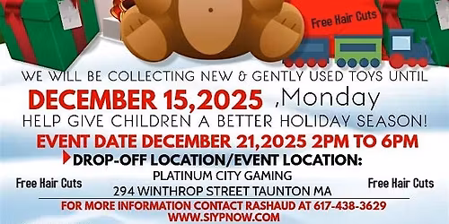 SIYPNOW Presents 9th Annual Free Christmas Drive