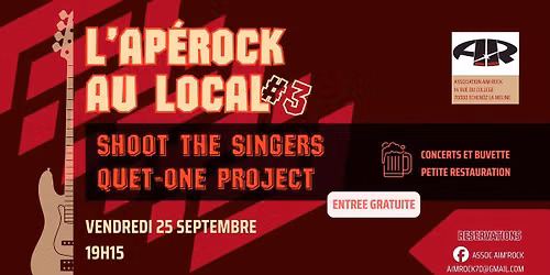 L'Ap\u00e9rock Au Local #3 by Aim'Rock - 25 septembre 2026