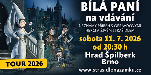 B\u00edl\u00e1 pan\u00ed na vd\u00e1v\u00e1n\u00ed na hradu \u0160pilberk v Brn\u011b
