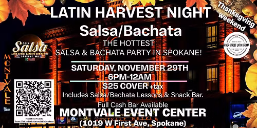 LATIN HARVEST NIGHT - SALSA\/BACHATA (SPOKANE)