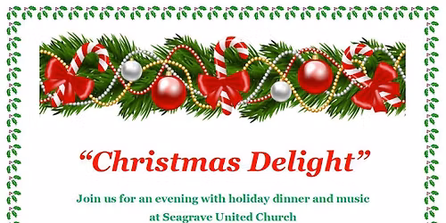 Roast Beef Dinner and Festive Christmas Concert