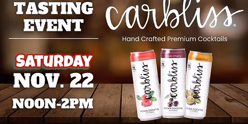 Carbliss Tasting Event