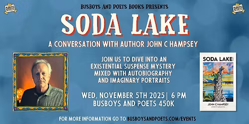 SODA LAKE | A Busboys and Poets Books Presentation