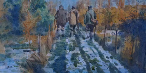 Winter landscape Watercolour Workshop with Colin Allbrook