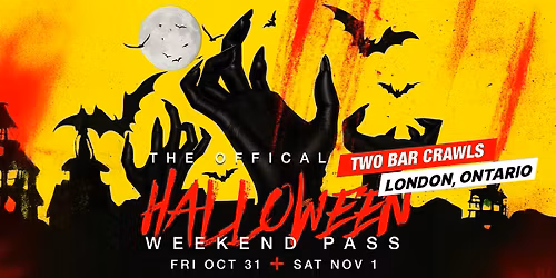 Haunted Hop & Halloween Bar Crawl Weekend Pass \u2013 London, Ontario 2025