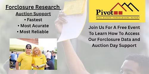 Pivot Pre-Foreclosure Mixer | Learn, Network & Grow