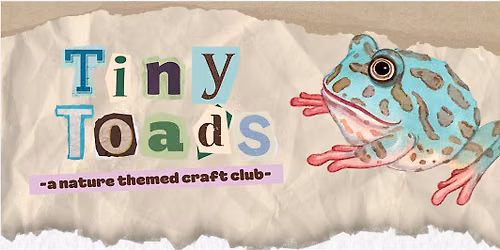 Tiny Toads- A Nature Themed Craft Club