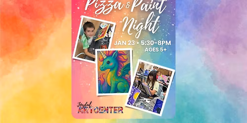 Pizza Paint Night: Magical Creature Mashup \u2728