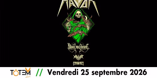 HAVOK \u2022 BLOOD RED THRONE \u2022 XONOR \u2022 ERADIKATED \u00e0 Lyon (\u00d4 Totem Live) !