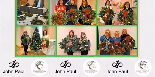 Christmas Door Wreath Masterclass with John Paul Florist