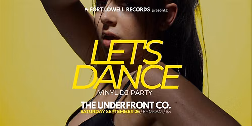 LET'S DANCE Vinyl DJ Party, Sep 26