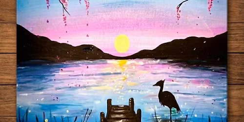 HORSLEY-  Let's Paint N' Sip Pink Petal Lake